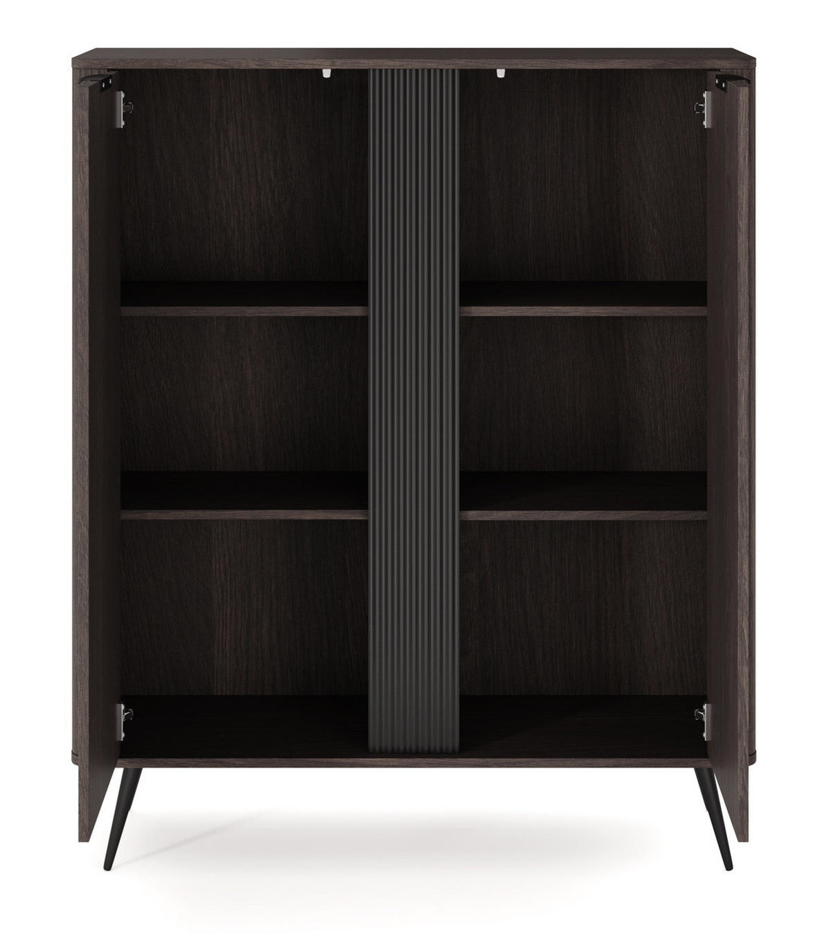 KOMMODE Braun 113 cm Estera mit 2 Türen, Eiche Dunin - Eichefarben, Holz (113/134/38cm) - Emporius