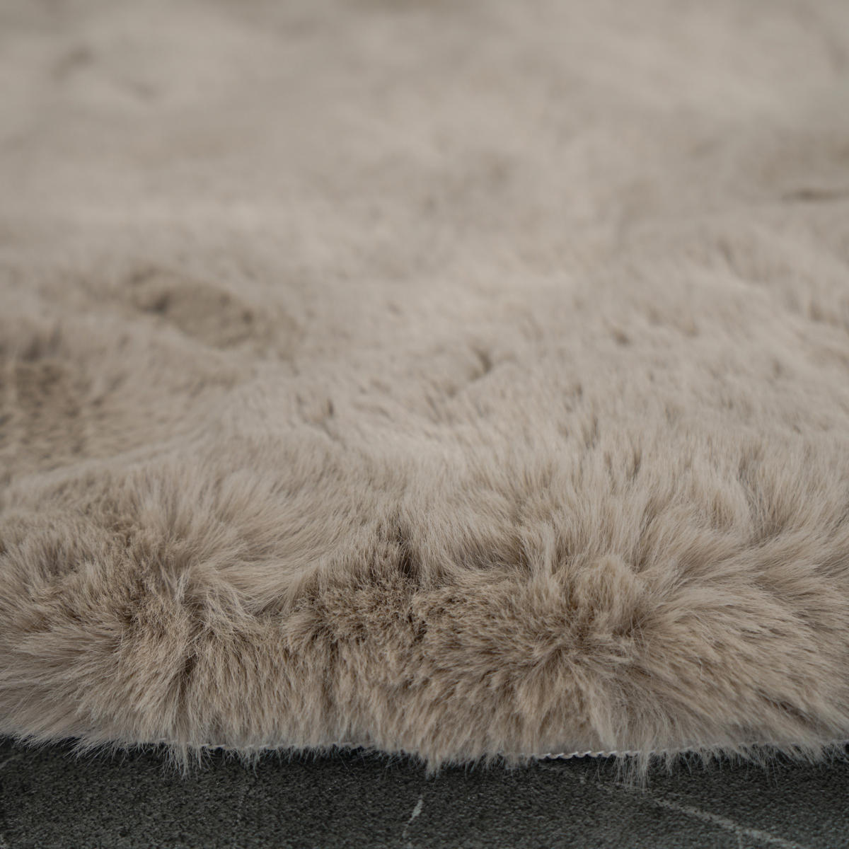 FELLTEPPICH CLOUD SUPER SOFT 200/200 cm Taupe - Taupe, Textil (200/200cm) - Consilio Concept