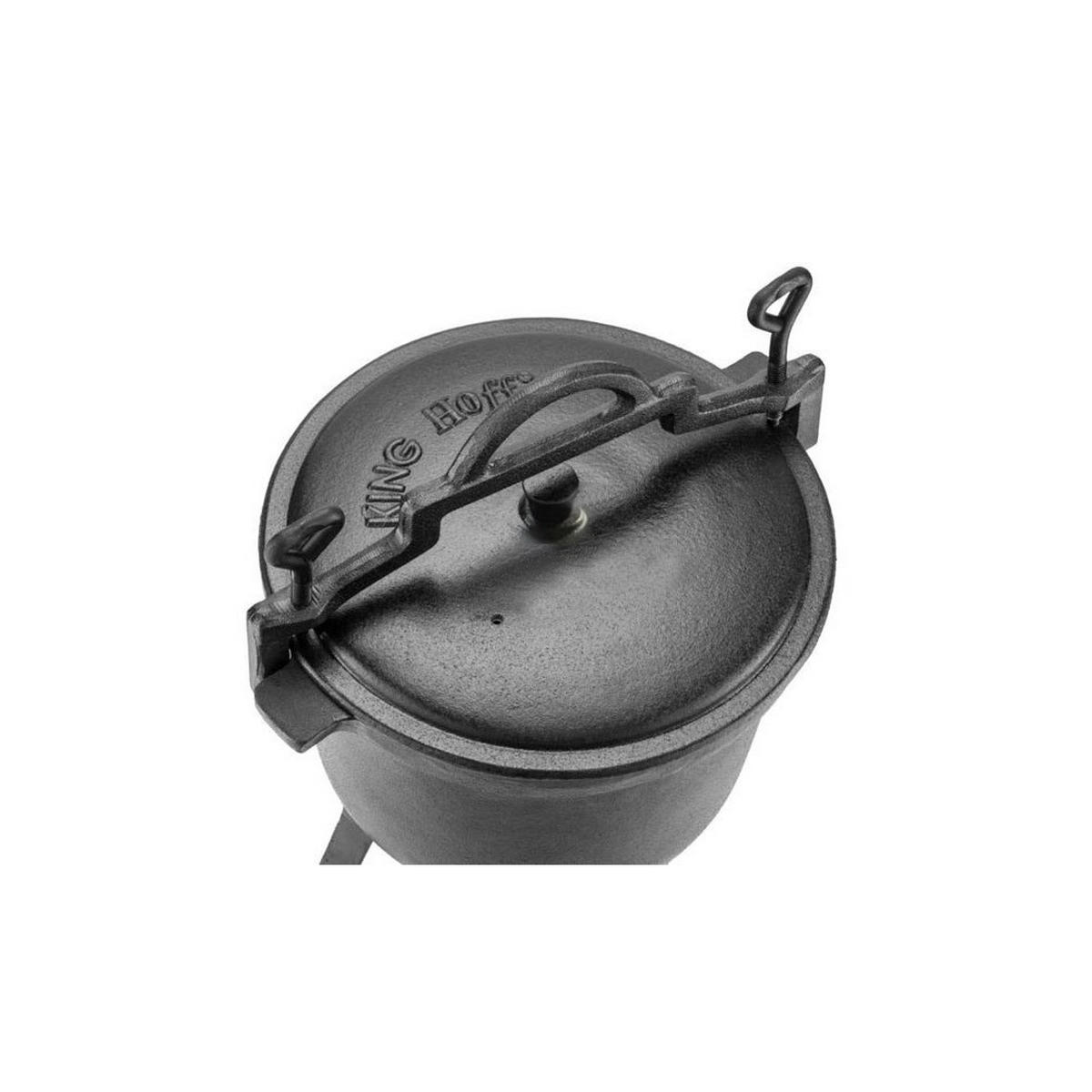 TOPF Schwarz 32/32/35 cm KH2232 - Schwarz, Metall (32cm) - Kinghoff 