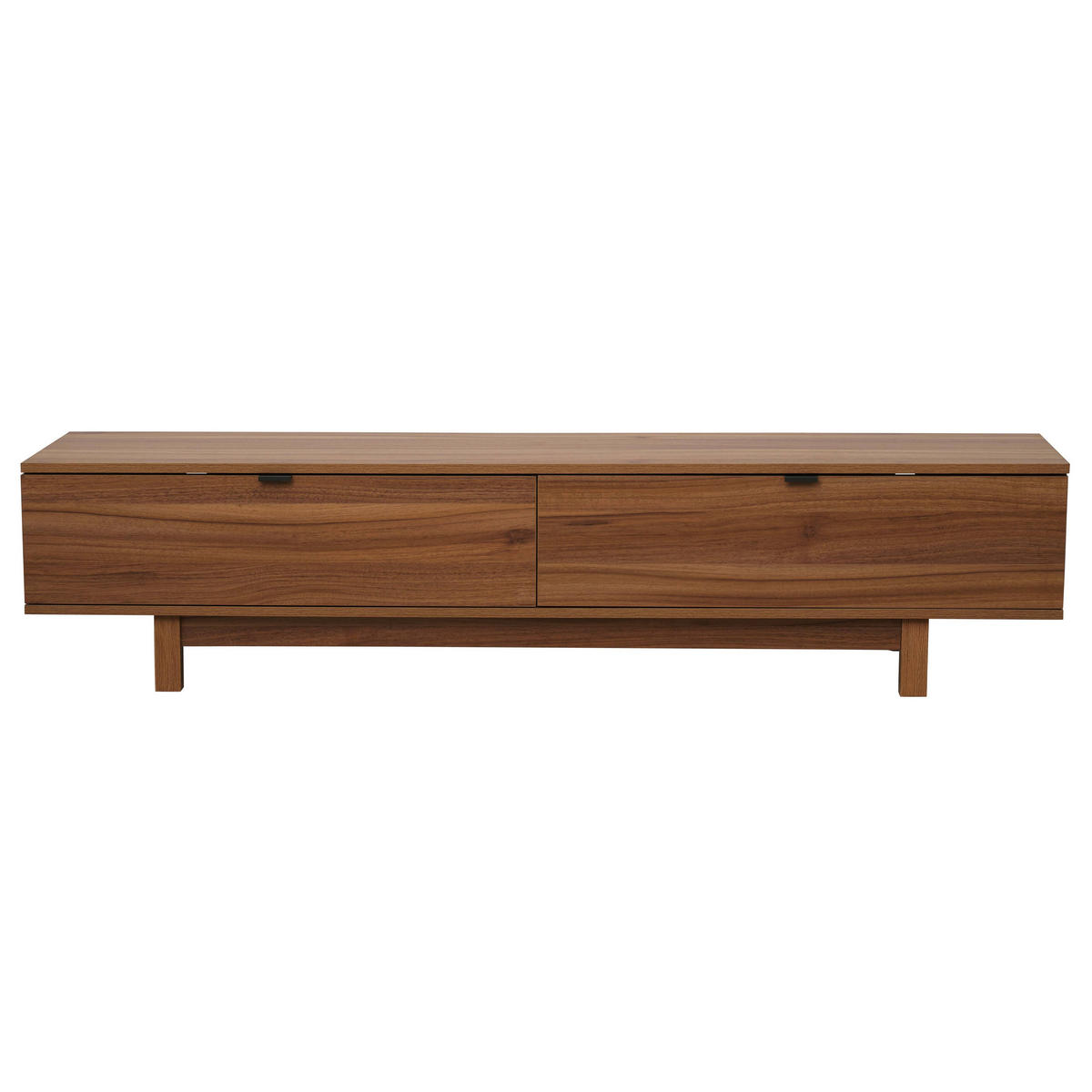 TV-SCHRANK, dunkles Holzeffekt - Braun, Holz (30/39/160cm) - Oviala