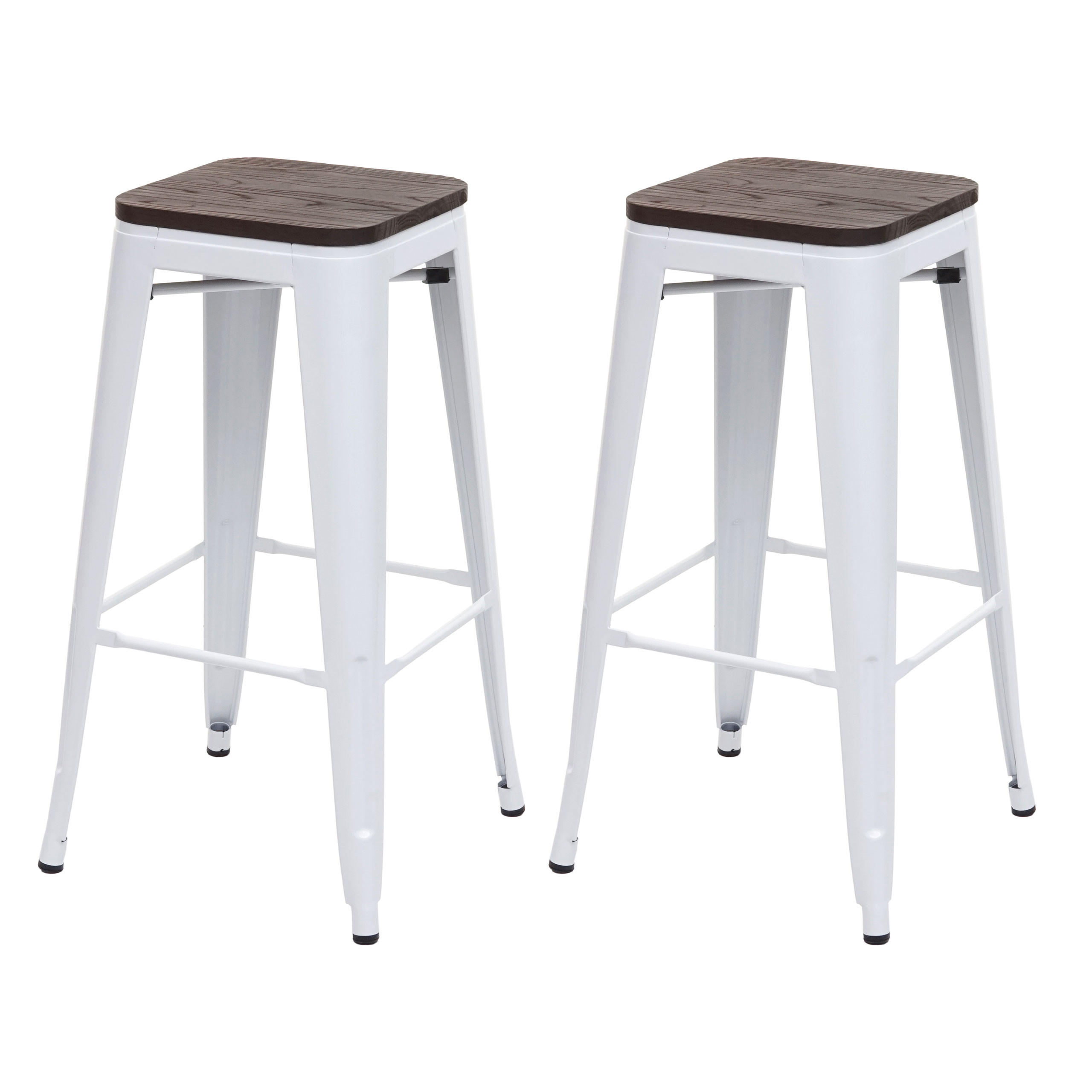 Proregal Barhocker Weiß 42x76x42 cm