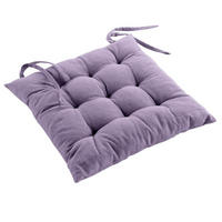 STUHLKISSEN Mistral 40/40 cm - Lila, Naturmaterialien (40cm) - Douceur d´intérieur