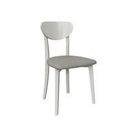 ESSZIMMERSTUHL Hugo VII - Hellgrau/Weiß, Holz/Textil (47/86/48cm) - MIRJAN24