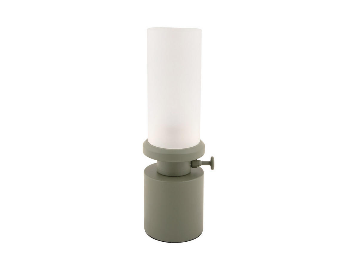 TISCHLAMPE Camp LED 7.8/7.8/29.5 cm - Grün, Metall (7.8/7.8/29.5cm) - Leitmotiv