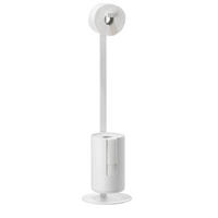TOILETTENPAPIERHALTER Rim weiß 70/20/20 cm freistehend - Weiß, Metall (13/13/21cm) - Zone Denmark