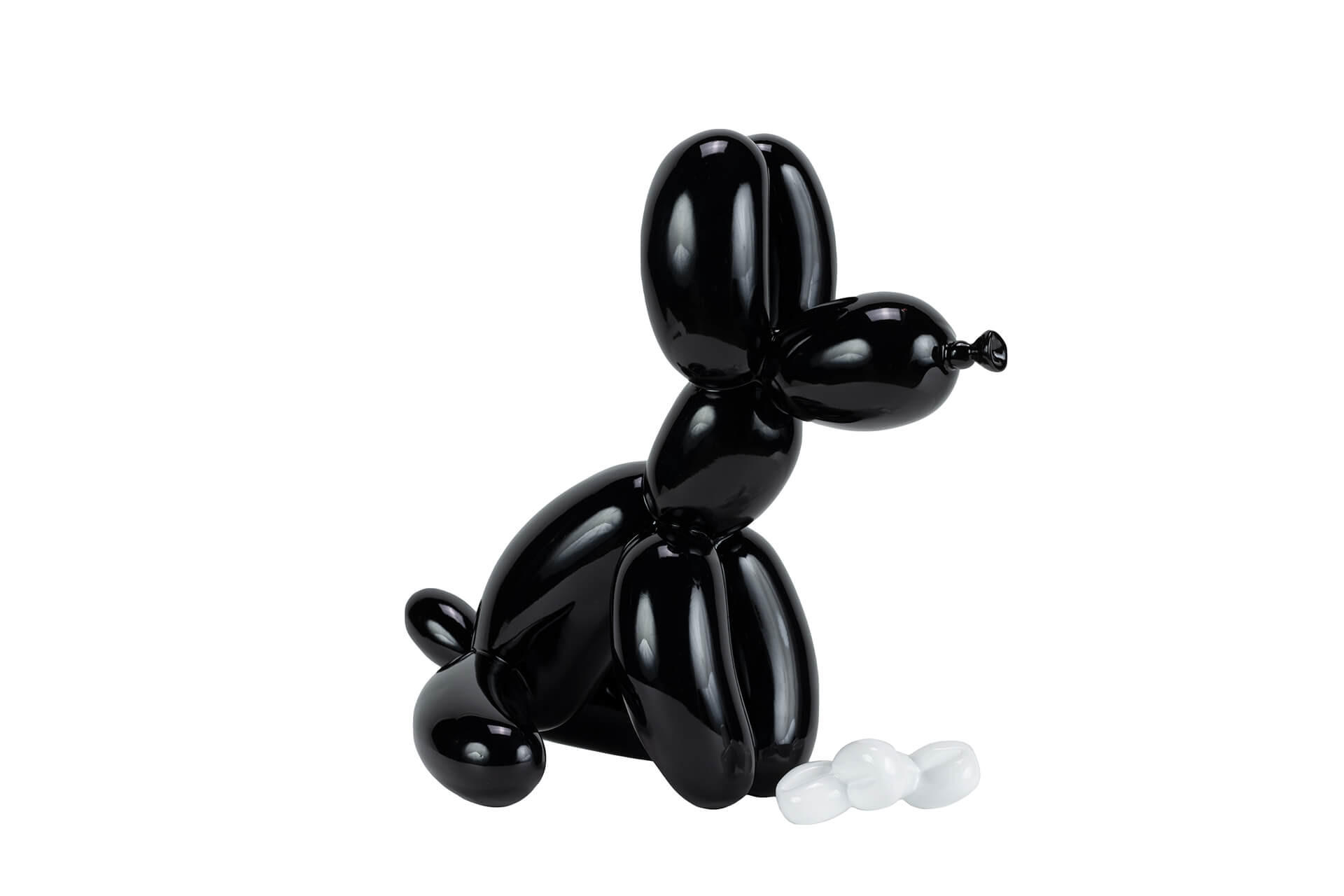 SKULPTUR Schwarz 30/28 cm - Schwarz, Stein (1.15/28/18cm) - KUNSTLOFT