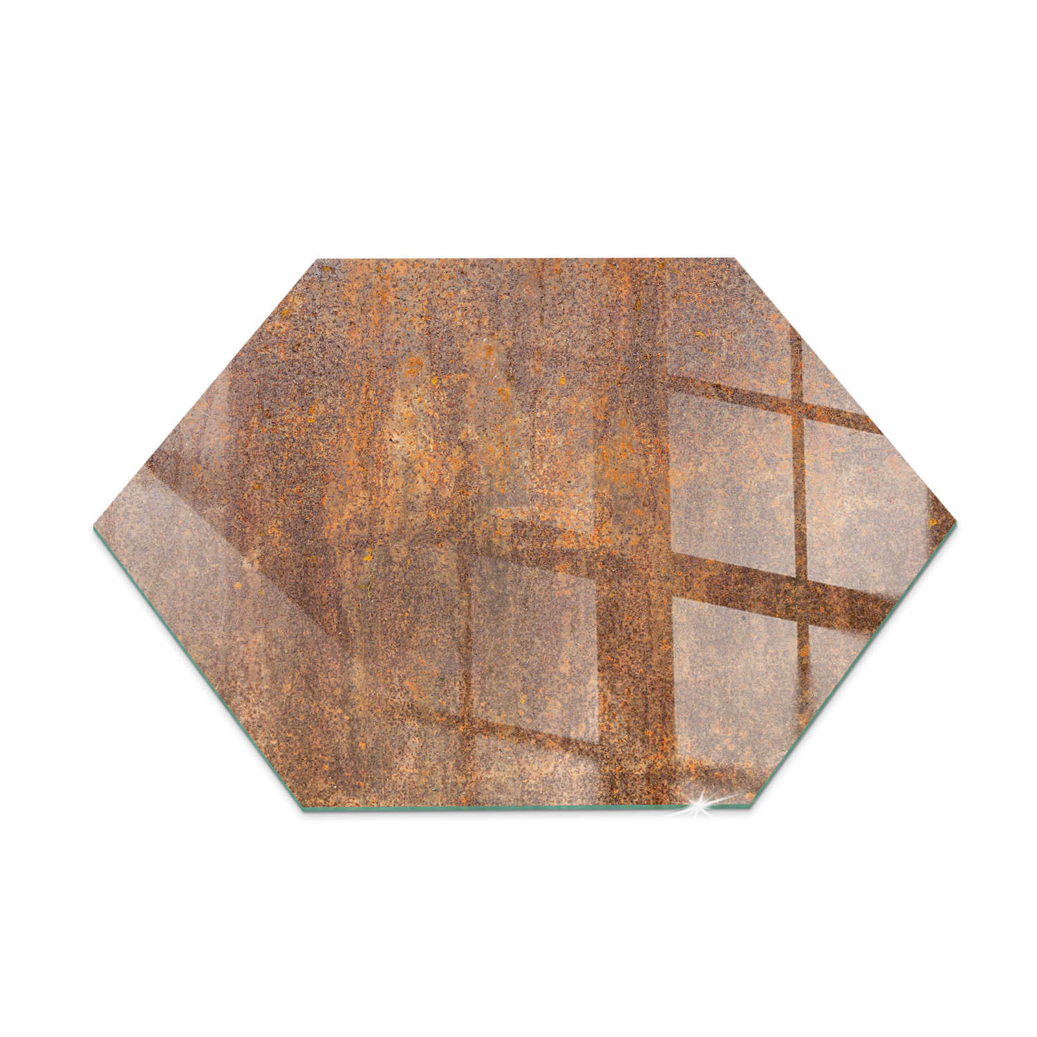 ArtPrintCave Glasplatte Braun 40x40x0.4 cm
