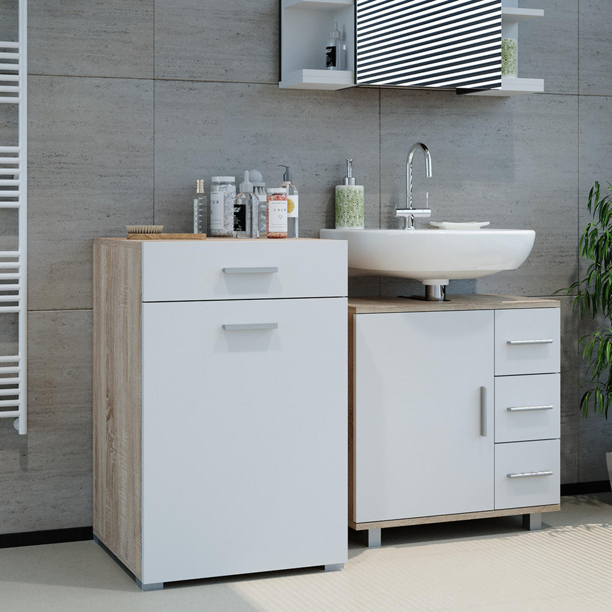 SKŘÍŇKA DO KOUPELNY Matteo Sonoma - Sonoma dub, kompozitní dřevo (50/78.5/45cm) - Vicco