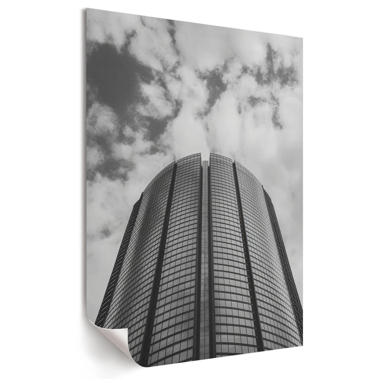 POSTER - 42x59 cm - Elowen - Stadtarchitektur - Schwarz, Textil (42/59/0.1cm) - TULUP