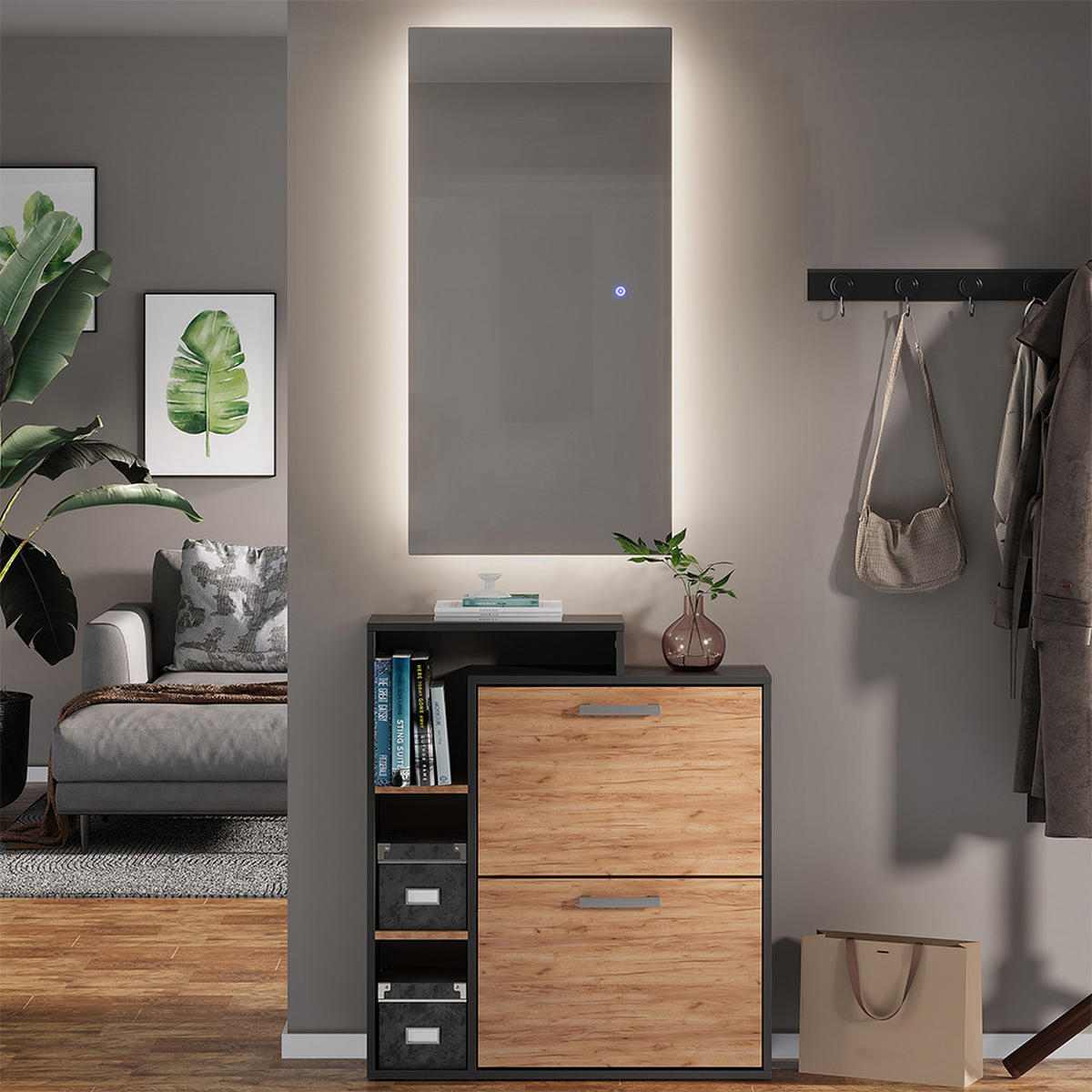 KOUPELNOVÉ ZRCADLO Miral Sklo - čirá, sklo (100/2.8/50cm) - Vicco