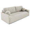 SOFA Glove Creme mit Bouclé-Bezug - Creme, Kunststoff/Textil (206/95/87cm) - Selsey