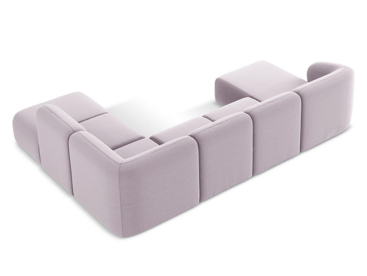 2-SITZER-SOFA Chenille Stoff Grün - Limette/Schwarz, Holzwerkstoff/Kunststoff (174/75/94cm) - Makamii