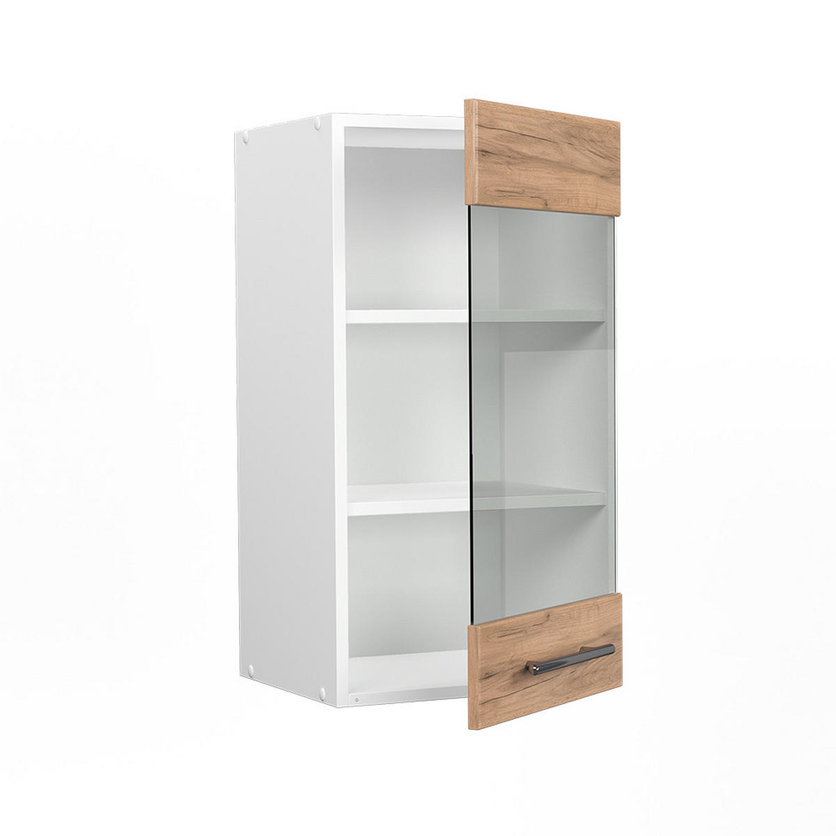 KÜCHENGLASSCHRANK Fame-Line Goldkraft Eiche 40 cm - Honigeiche/Eiche Wotan, Holzwerkstoff (40/72/34.1cm) - Vicco
