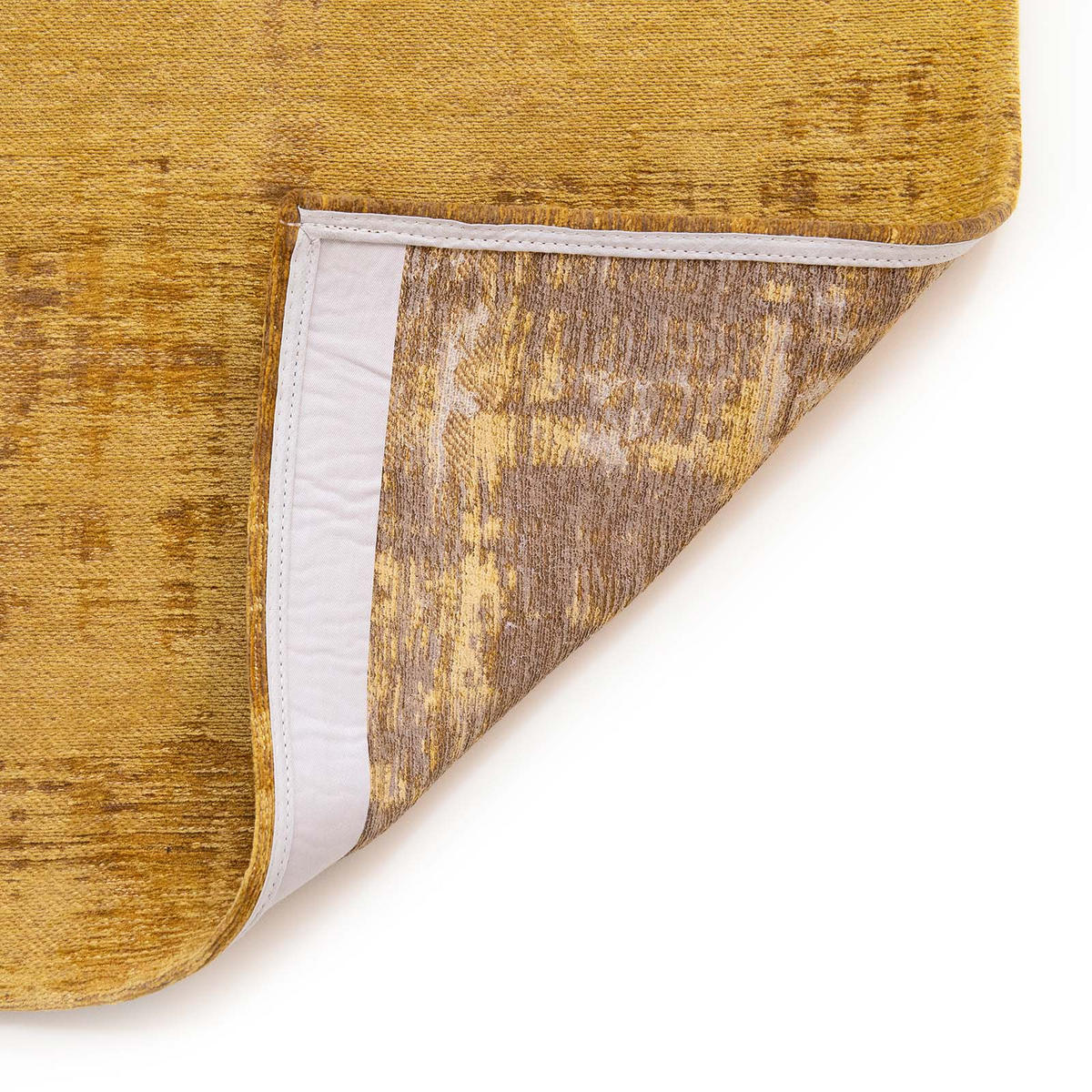 TEPPICH In-/Outdoor Flachgewebe GOLD PIAZZA Gelb 240 x 340 cm - Gelb, Textil (240/340cm) - Novatrend