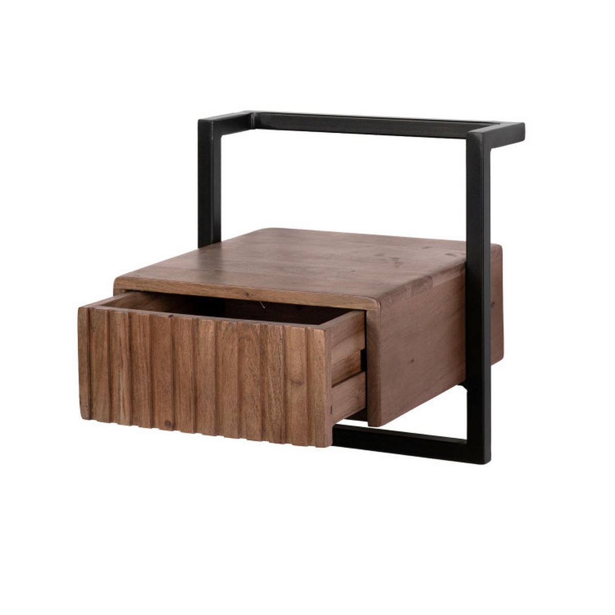 NACHTTISCH Nivo Braun 30/34/34 cm - Braun, Textil (34/34/30cm) - Hoyz Collection