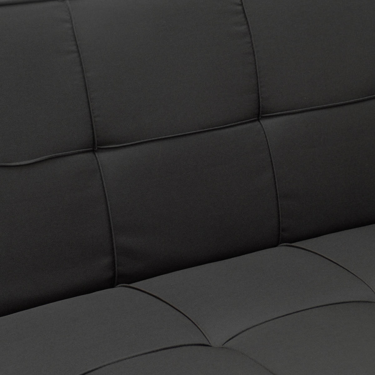 SCHLAFSOFA Gemma - Schwarz - Schwarz, Textil (175/74/83cm) - Pasmara