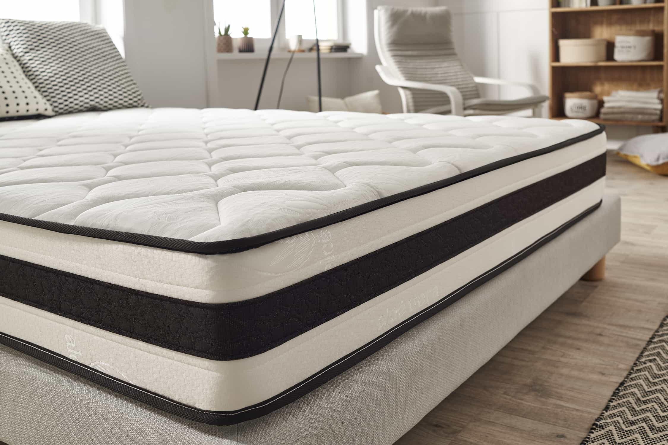 MATRATZE Maxim 21cm, 160x200cm - Weiß, Textil (160/200cm) - Moonia