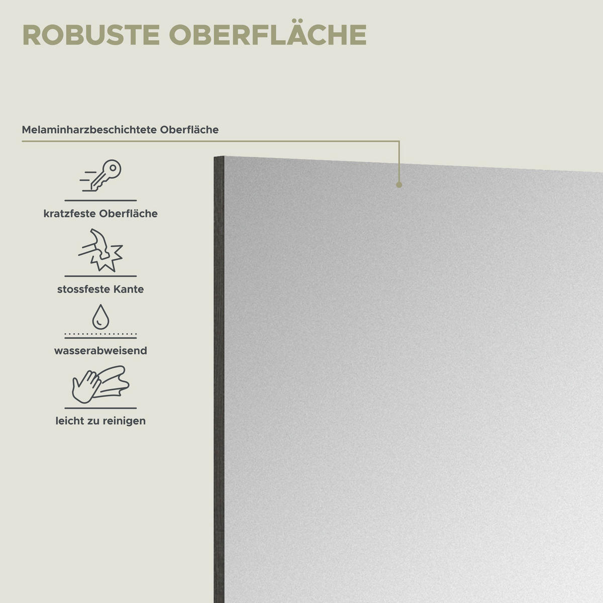 SPIEGEL SALSA (B/H/T: ca. 60/192/37 cm) in Rauchsilber Nachbildung/weiß hochglanz - Silberfarben, Holzwerkstoff (60/192/37cm)