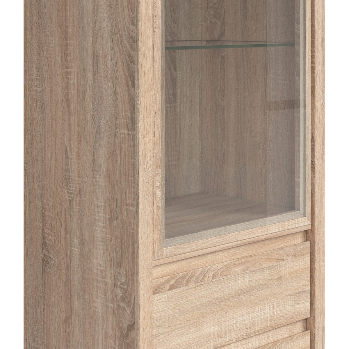 VITRINA Soren Drvo - smeđa, drvni materijal (56/200.5/40.5cm) - Petits-meubles