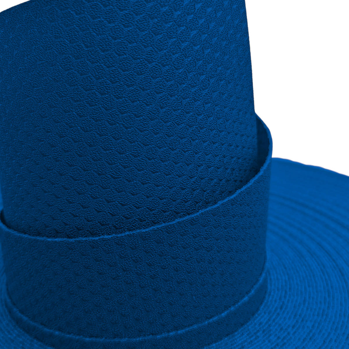 SICHTSCHUTZSTREIFEN DELUX-P Sichtschutzrolle Wabenstruktur Enzianblau 50m - Blau, Kunststoff (5000/19cm) - ZAUN|ZU