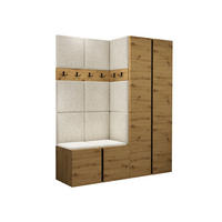 GARDEROBEN-SET Orion III - Creme/Eiche Artisan, Holzwerkstoff/Kunststoff (158/186/46cm) - MIRJAN24