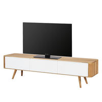 TV-LOWBOARD - Wildeiche teilmassiv - Wildeiche, Holzwerkstoff (180/45/42cm) - home24