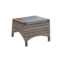 GARTENHOCKER Nizza 57x45x46 cm, Kunststoff, braun - Braun, Kunststoff (57/46/46cm) - dasmöbelwerk