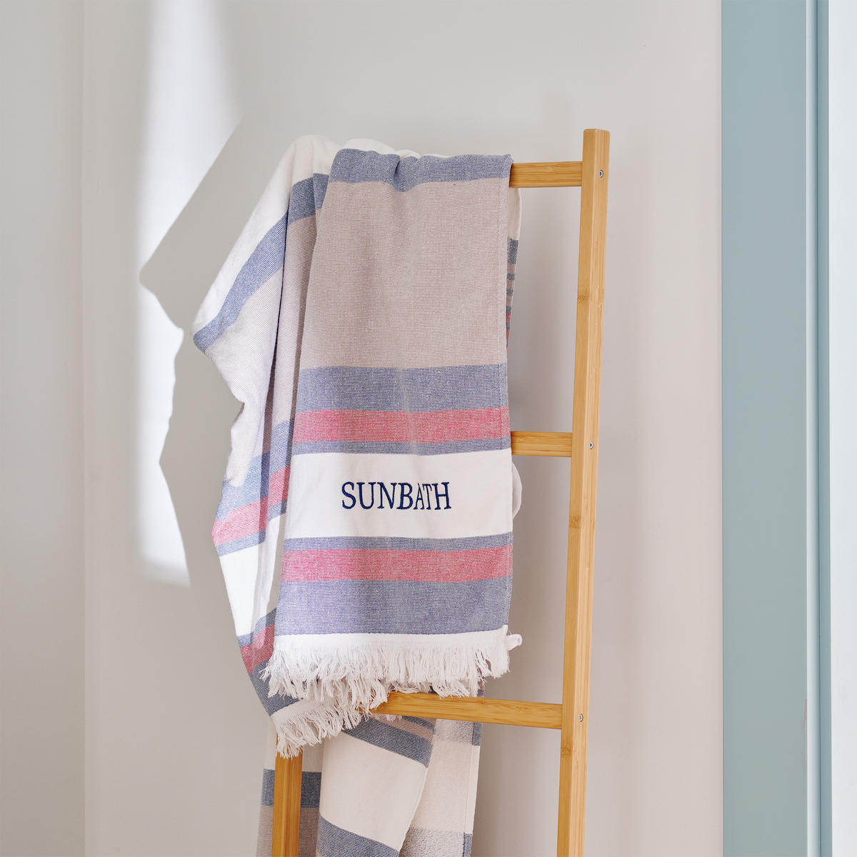 STRANDTUCH Sunbath - Beige, Textil (140/190cm) - home&you