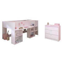KINDERZIMMER-SET 2-tlg. Parisot Pirouette 16 Holzdekor Weiß - Weiß, Kunststoff (100/1/200cm) - 58aufmkessel