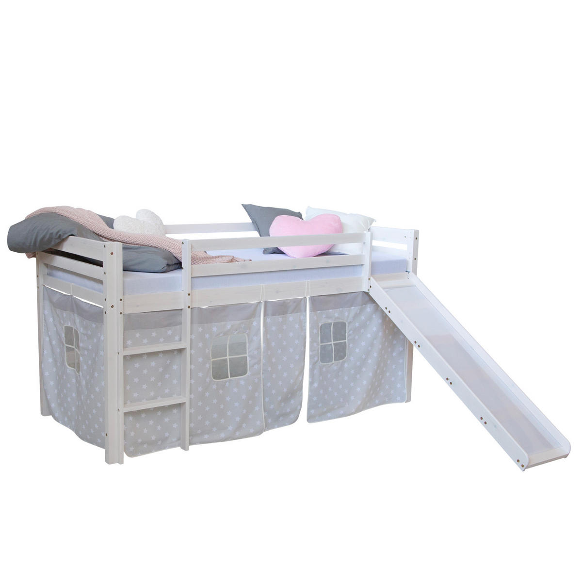HOCHBETT 90/200 cm in weiß Lattenrost - Weiß, Holz - Homestyle4u