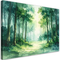 LEINWANDBILD Natur und Botanik 30x20cm - Grün, Textil (30/20cm) - Feeby