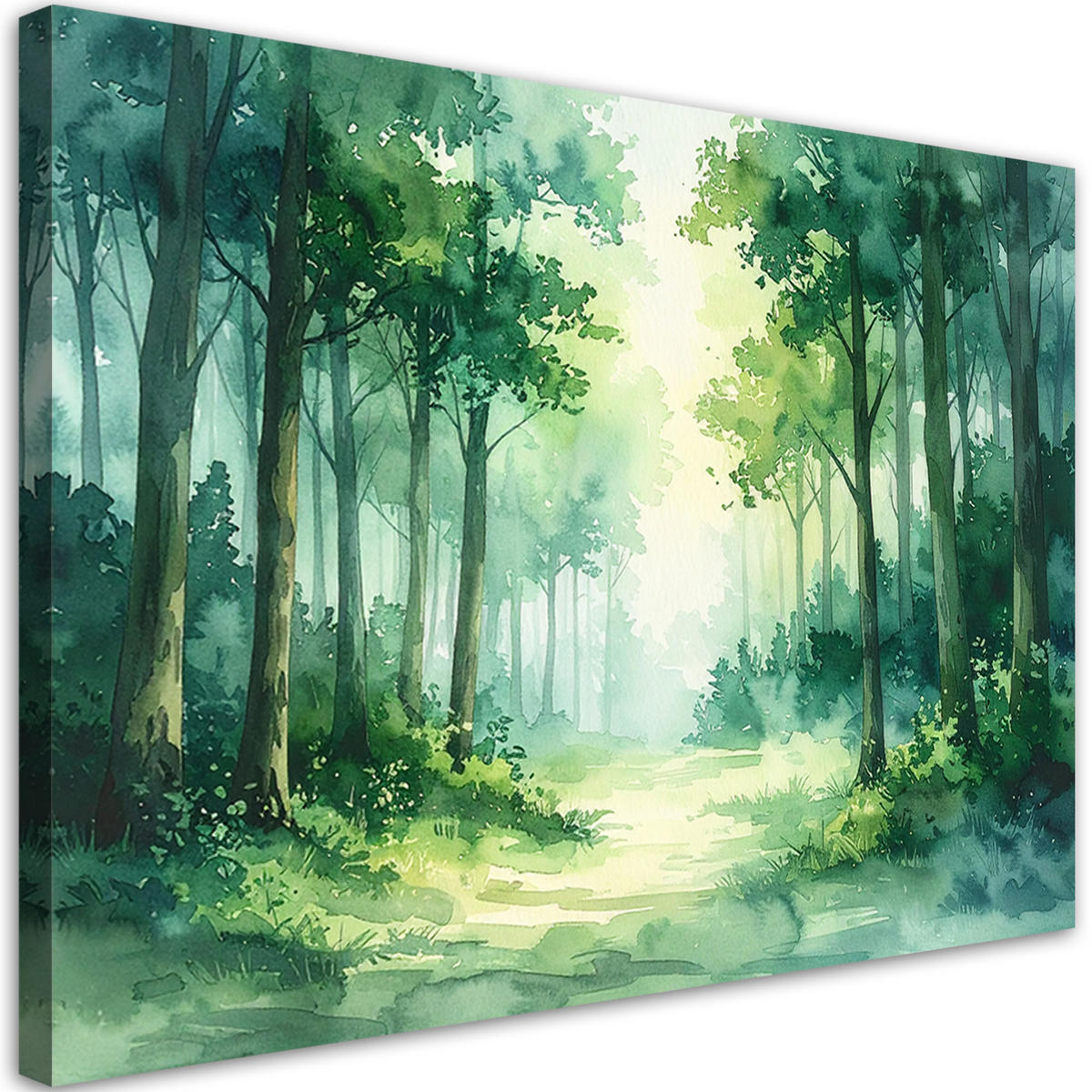 LEINWANDBILD Natur und Botanik 30x20cm - Grün, Textil (30/20cm) - Feeby