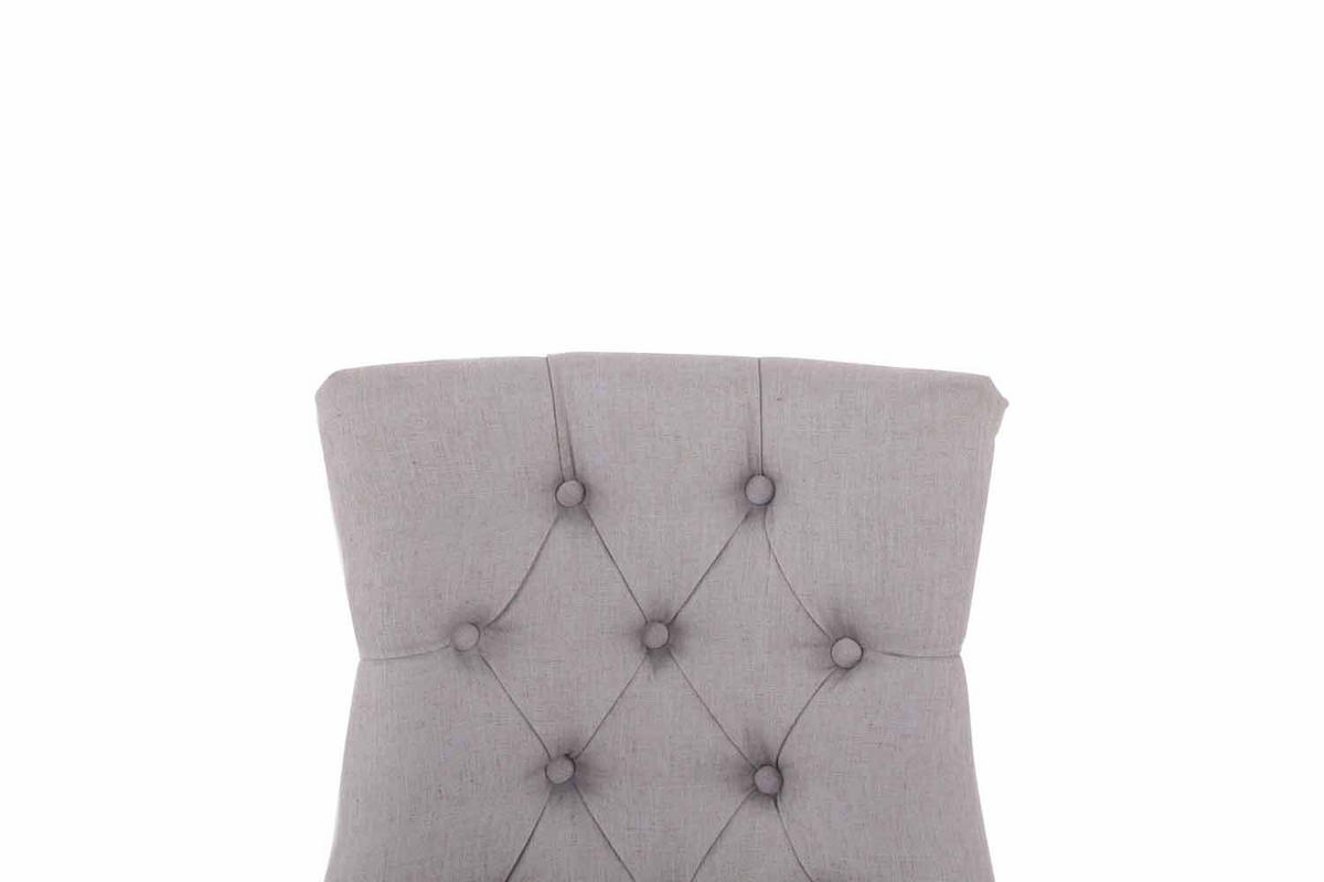 WOHNZIMMERSTUHL Stoff grau - Grau, Holz/Textil (55/92/58cm) - CLP