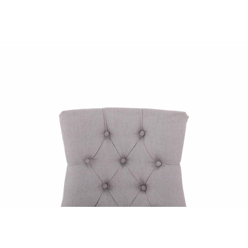 Thumbnail - TPFLiving Esszimmerstuhl, Grau, Textil, 55x92x58 cm, Esszimmer, Stühle, Esszimmerstühle, Vierfußstühle
