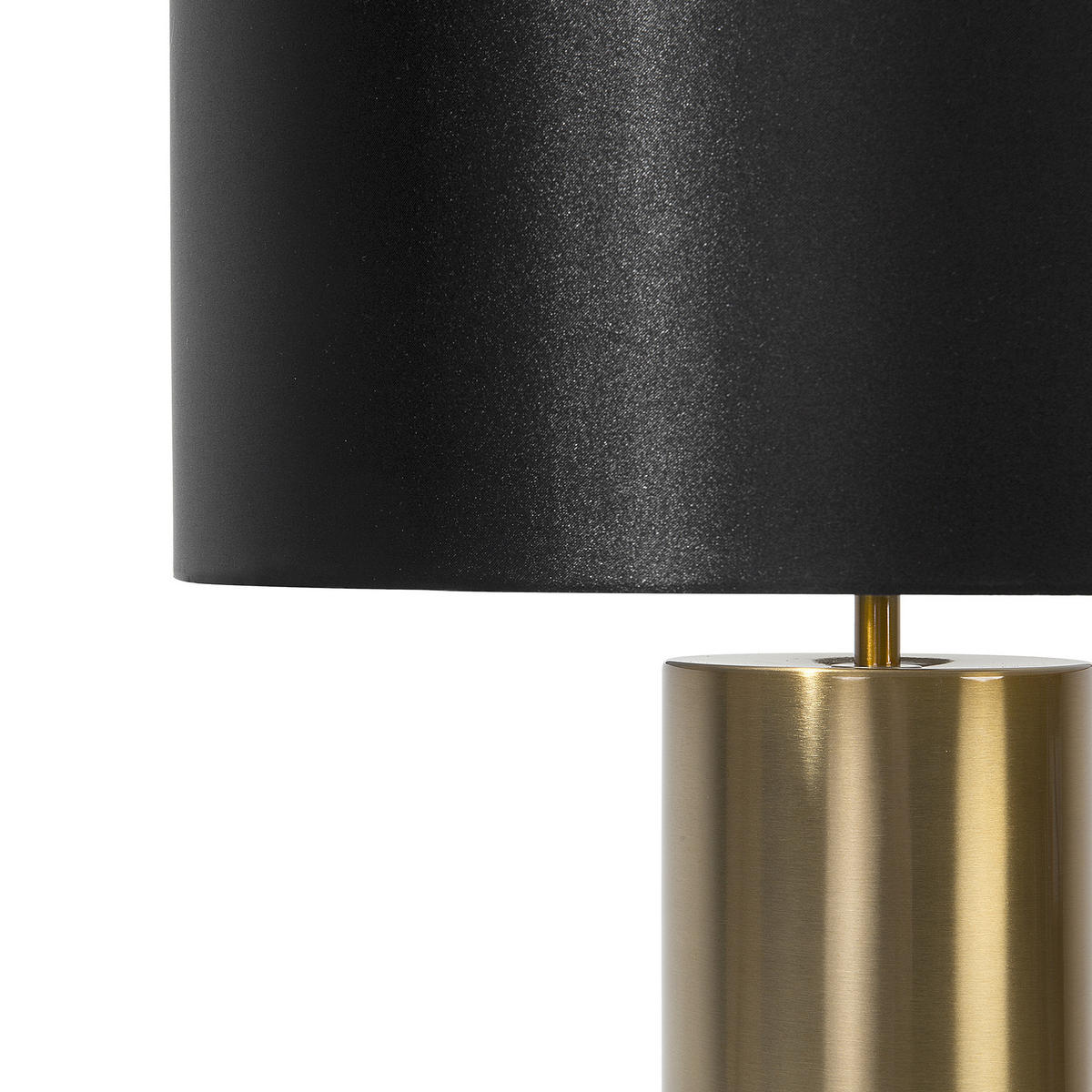TISCHLAMPE Darling 40/40/61 cm - Schwarz, Metall (40/40/61cm) - Beliani