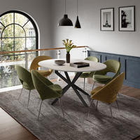 ESSTISCH Loyd Weiß/Schwarz 120 x 76.5 cm ausziehbar - Schwarz/Weiß, Holzwerkstoff (120/120/76.5cm) - Vicco