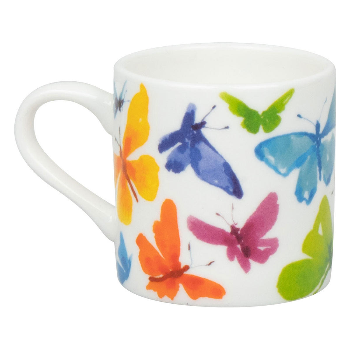 ESPRESSOTASSE Victoria Lowe - Butterfly mit Untertasse, - Naturfarben, Keramik (0.095L) - Könitz
