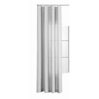GARDINE Wellenvorhang Wien 245x145 cm Weiß - Weiß, Textil (145/245cm) - Gardinenbox
