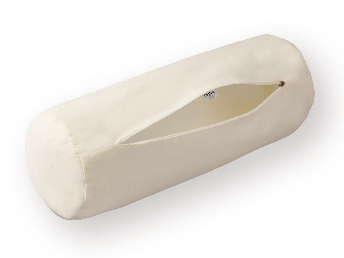 XL-ROLLENBEZUG Basic 100% Baumwolle natur 70/25 cm - Creme, Textil (25/70cm) - beties Heimtextil