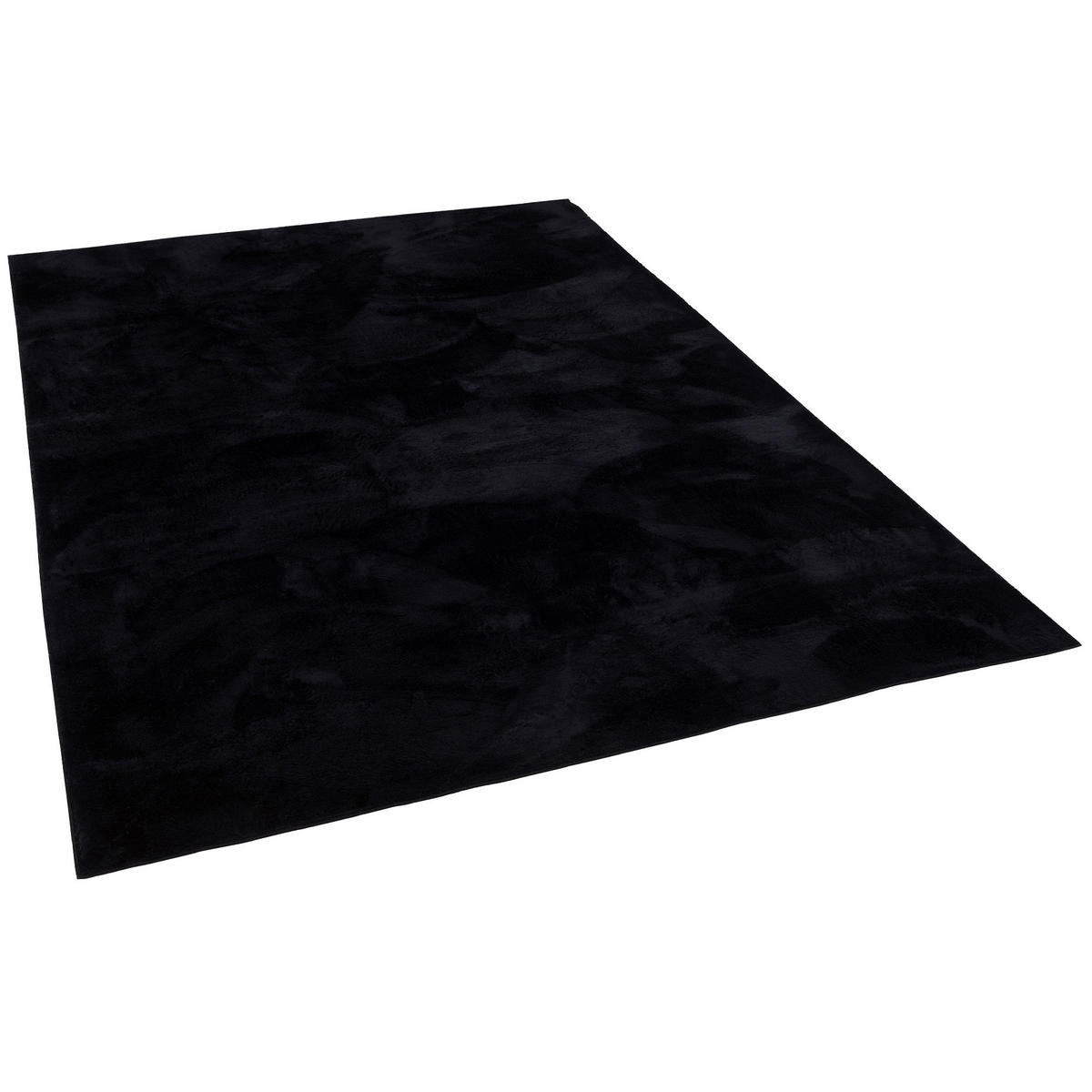 FELLTEPPICH SUPER SOFT PEARL - Schwarz, Textil (140/200cm) - Pergamon