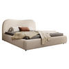 POLSTERBETT SIMSALO Beige 160x200 cm - Beige/Schwarz, Kunststoff/Textil (160/200cm) - Selsey