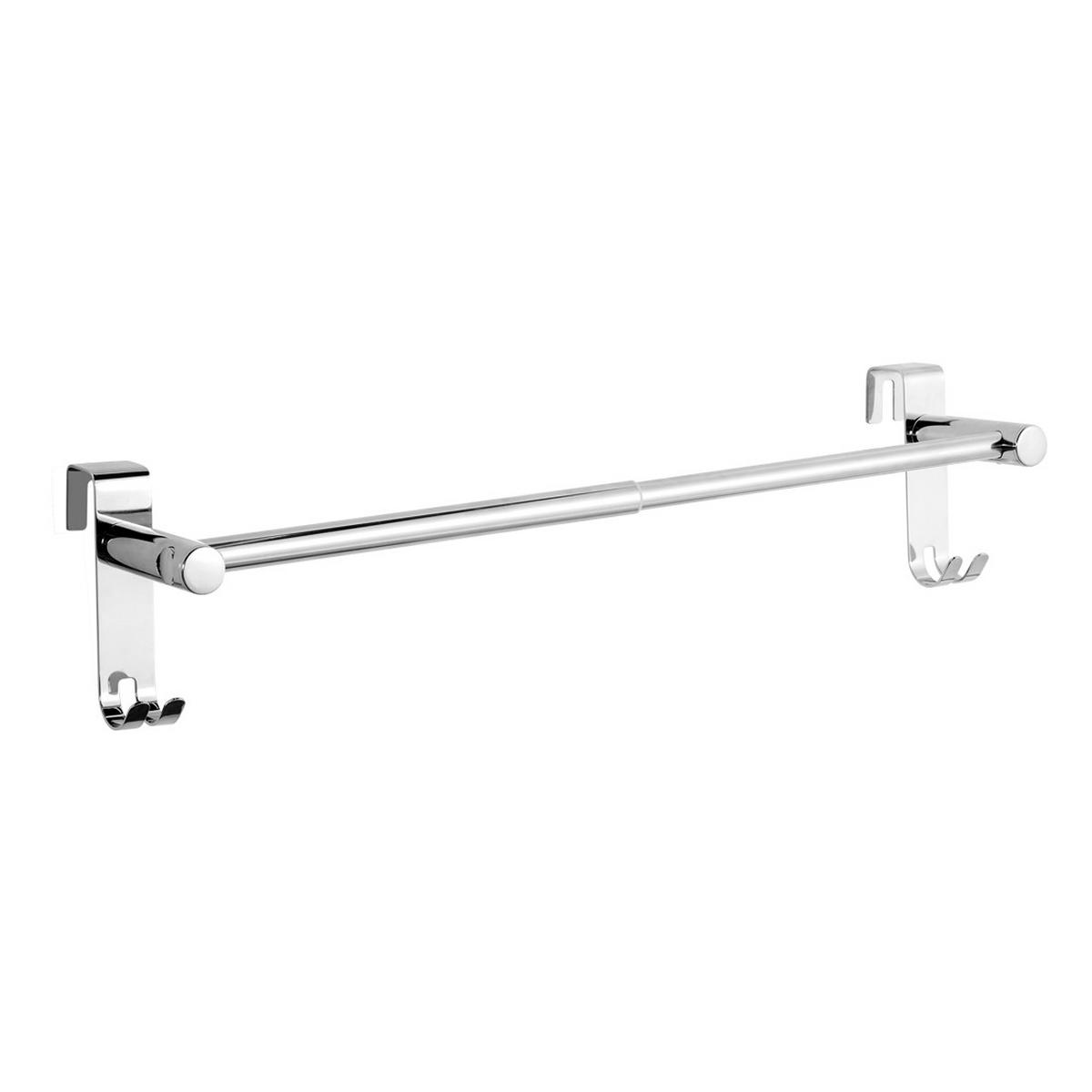 HANDTUCHHALTER Ohne Bohren Edelstahl Glanzchrom 63 cm - Chromfarben, Metall (2.5/2.5/66cm) - EMKE