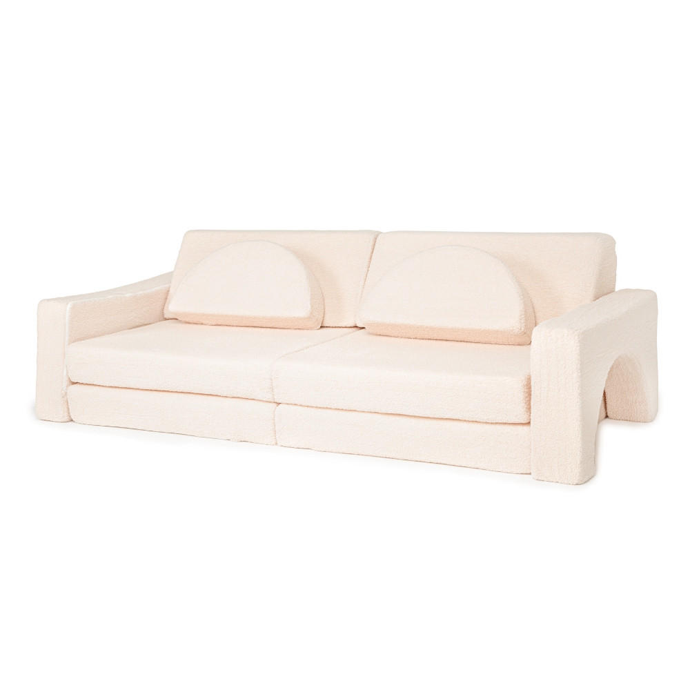 SPIELCOUCH - Sofa für Kinder - Beige, Textil (168/55/73cm) - KomfortKissen