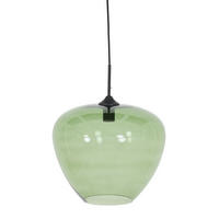 HÄNGELAMPE Mayson Grün Ø40/34 cm - Grün, Glas (40/40/34cm) - Light & Living