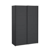 SCHIEBETÜRENSCHRANK, Bergamo, Grau, Holzwerkstoff, 139 x 67 x 221 cm - Grau, Holzwerkstoff (139/221/67cm) - ebuy24