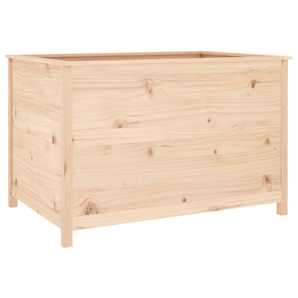 HOCHBEET 119,5x82,5x78 cm Massivholz Kiefer - Braun, Holz (82.5/78/119.5cm) - furnicato
