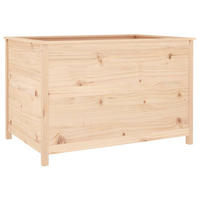 HOCHBEET 119,5x82,5x78 cm Massivholz Kiefer - Braun, Holz (82.5/78/119.5cm) - furnicato