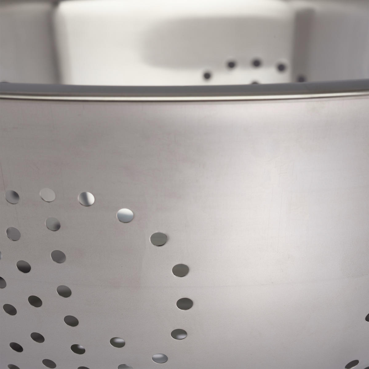 SIEB Set - Silberfarben, Metall (25cm) - Relaxdays