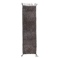 BERBERTEPPICH aus reiner Wolle 90x 313 cm - Beige, Naturmaterialien (90/313cm) - AFK Living
