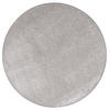 LUXUS SOFT VELOURS TEPPICH SHINE RUND - Taupe, Textil (100/100cm) - Snapstyle